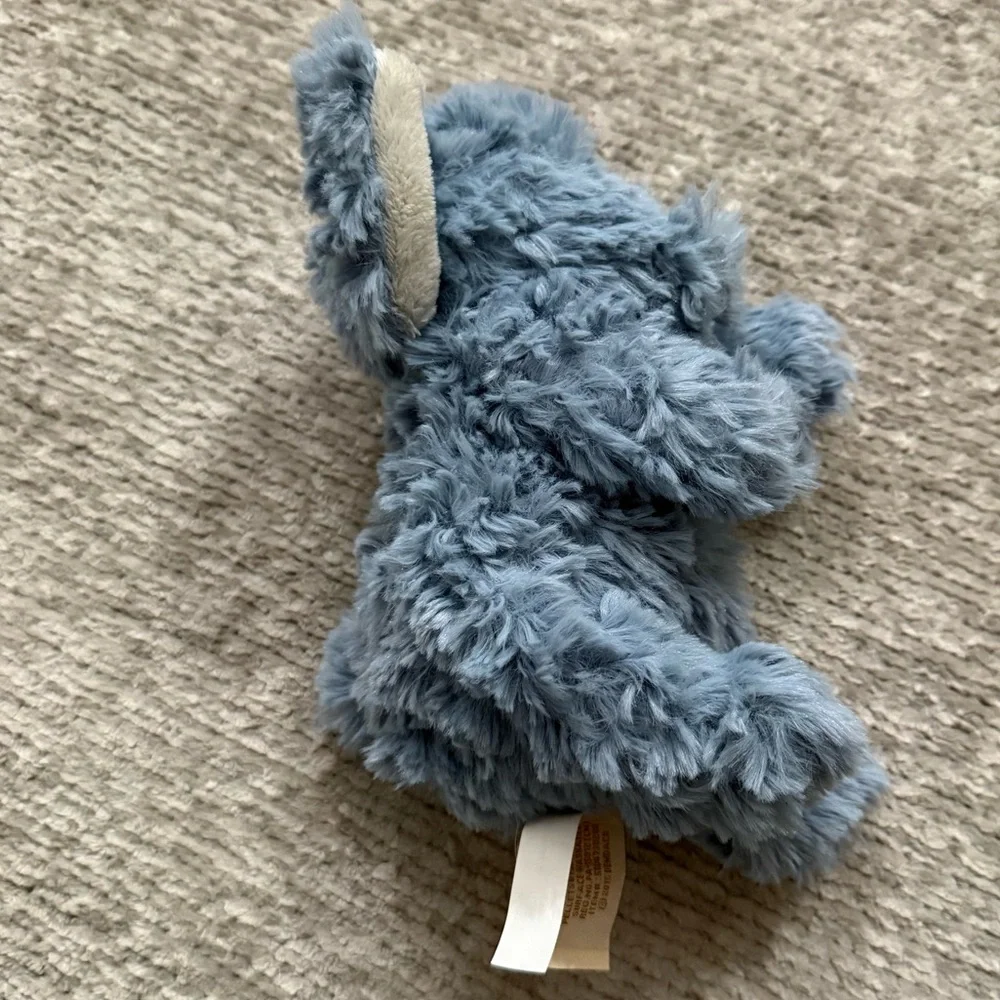 Nat & Jules Pascal Plush Elephant Gray Blue Stuffed Animal‎ Soft Cuddly Floppy